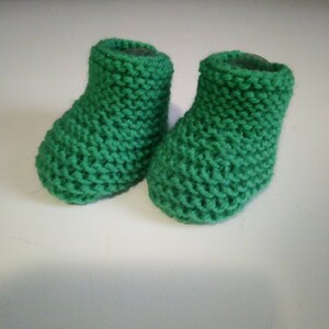 pocket deco printed patterns 1st Baby Christmas green fir wool vest set and slippers 03 months