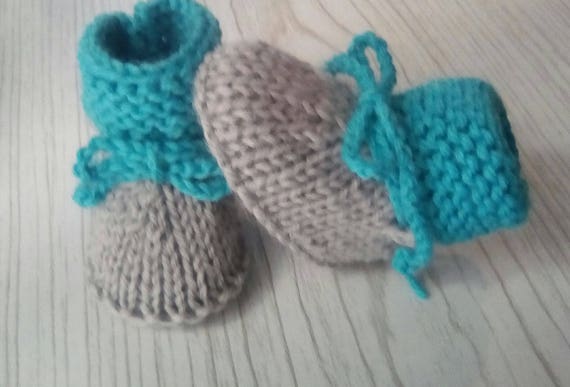 chausson laine bebe garcon