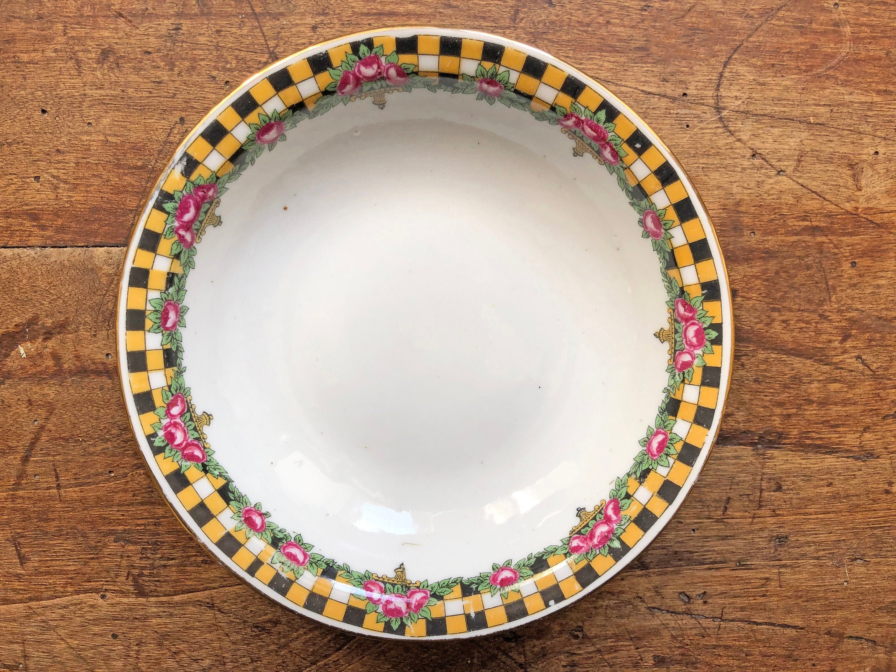 Bol de Service Assiette Creuse Porcelaine Céramique Français Cuisine Campagne Rustique Chic