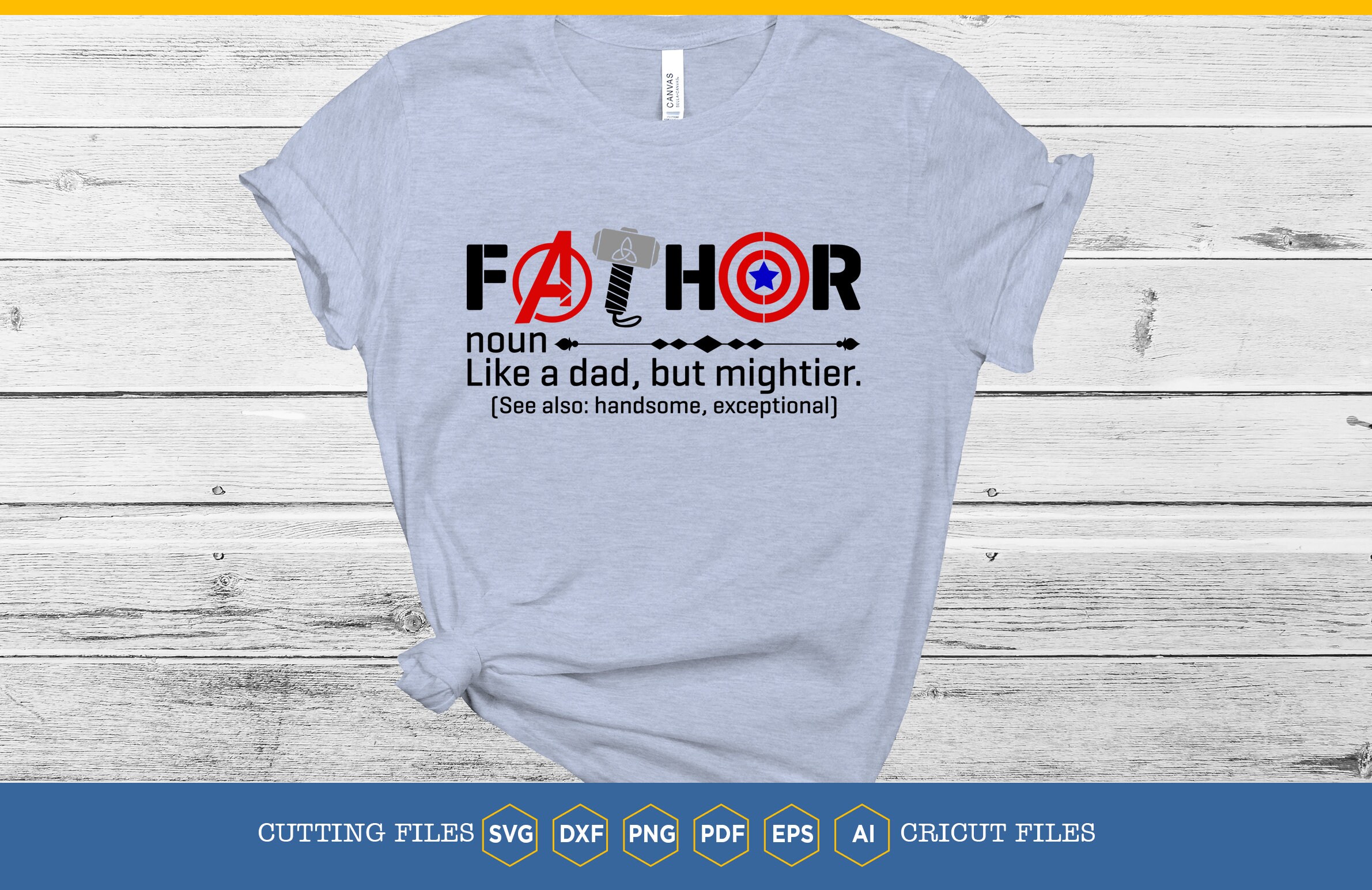 Download Fathor svg Father's Day Shirt Fathor Superhero Giftfor | Etsy