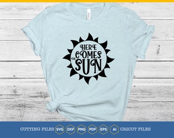 Here Comes The Sun SVG: Beatles Summer File (Digital Download)