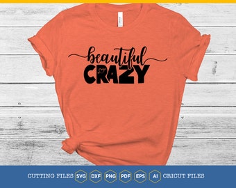 Crazy SVG | Western T-Shirt Design (Digital Download)