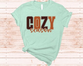 Comfort Colors Retro Fall T-Shirt: Cozy Season, Pumpkin Spice Vibes