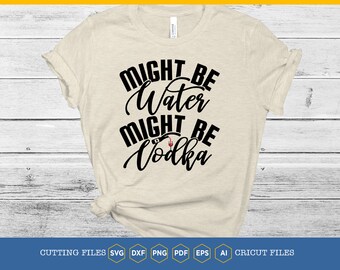 SVG divertido para beber: Diseño que podría ser vodka (descarga digital)