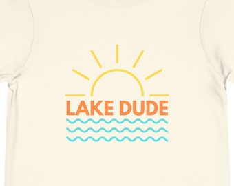 Lake Shirt for Toddler Boy Toddler Lake T-Shirt for Family Vacation Lake Shirt Lake Dude Toddler Shirt Sibling Matching Lake Shirt