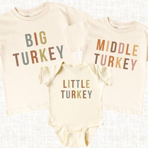Little Turkey Thanksgiving Shirt for Toddler Boy or Girl Fall Turkey Long Sleeve Shirt for Thanksgiving Thankful Toddler Sweatshirt for Fall Natural