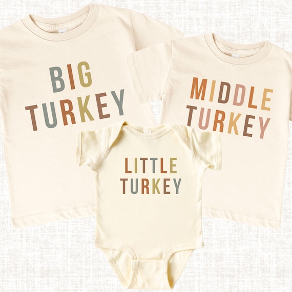 Little Turkey Thanksgiving Shirt for Toddler Boy or Girl Fall Turkey Long Sleeve Shirt for Thanksgiving Thankful Toddler Sweatshirt for Fall