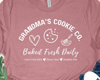 Oma Shirt voor Cookie Baker Shirt Cadeau voor oma's Cookie Company Shirt voor Moederdag Cadeau voor oma Shirt Cookie Baker T-shirt