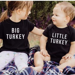 Little Turkey Thanksgiving Shirt for Toddler Boy or Girl Fall Turkey Long Sleeve Shirt for Thanksgiving Thankful Toddler Sweatshirt for Fall Black