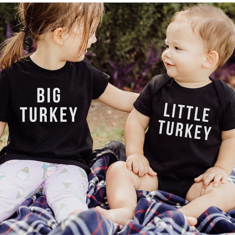Little Turkey Thanksgiving Shirt for Toddler Boy or Girl Fall Turkey Long Sleeve Shirt for Thanksgiving Thankful Toddler Sweatshirt for Fall Black