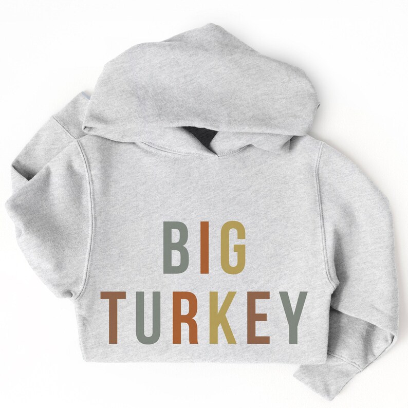 Little Turkey Thanksgiving Shirt for Toddler Boy or Girl Fall Turkey Long Sleeve Shirt for Thanksgiving Thankful Toddler Sweatshirt for Fall Heather Gray
