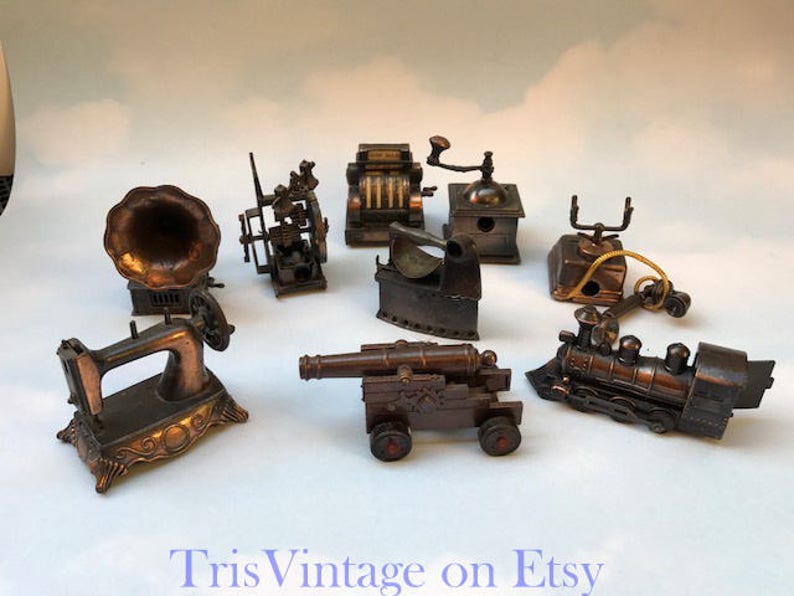 Vintage Durham Industries Diecast Metal Miniature Collectibles Etsy