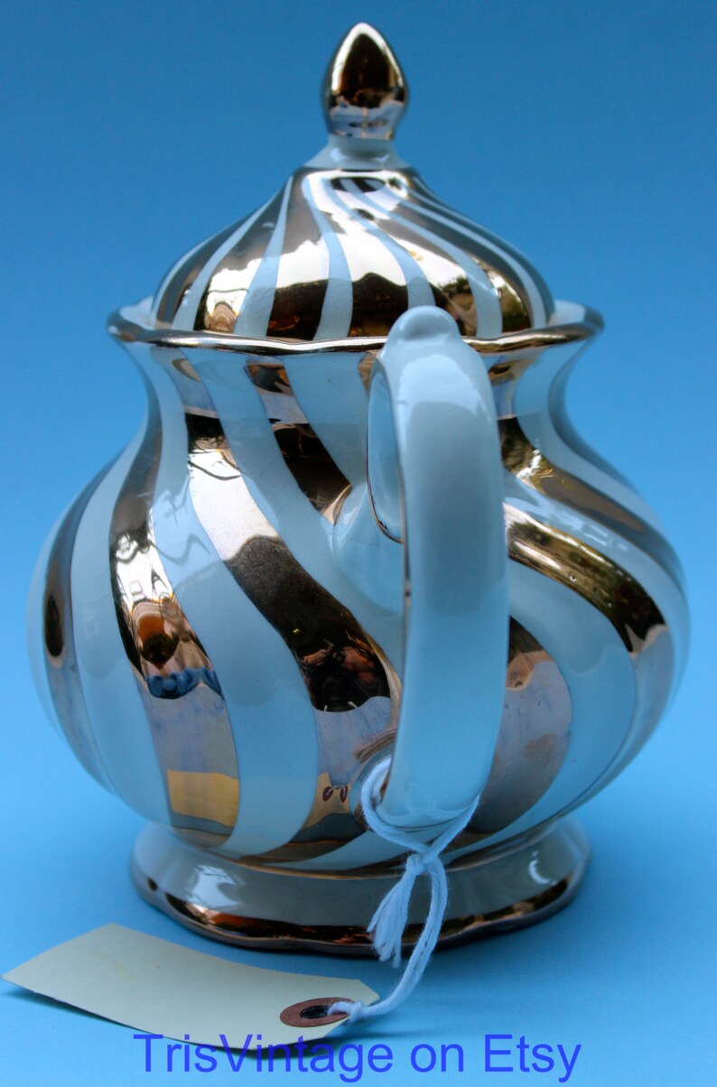 Lustreware Gibsons Teapot Made in Staffordshire England Etsy