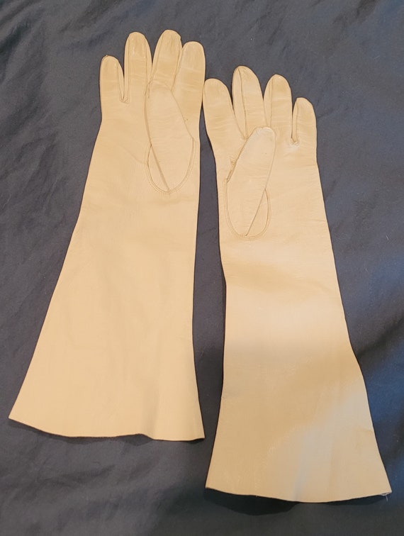 vintage leather gloves 1950s Gem