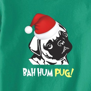 Bah hum pug slippers shop
