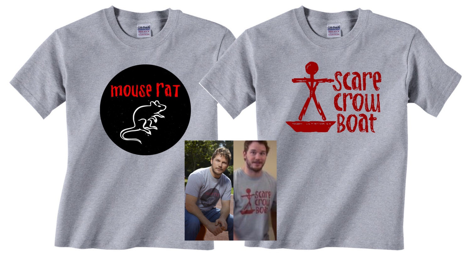 Discover Scarecrow Boat and Mouse Rat Band T-shirt