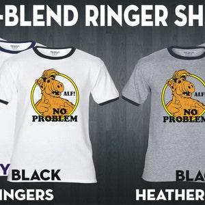 ALF No Problem Premium T-Shirt Many Color Options Ringers / Cottons / Blends / Tank Tops image 4