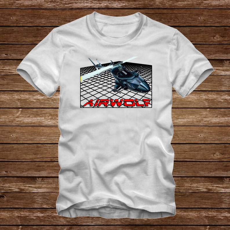 AIRWOLF HELICOPTER - Funny Tshirt T-shirt Adult Sizes S-3xl Many Colors ...
