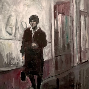 Anna Karina - Original Oil Painting on Canvas