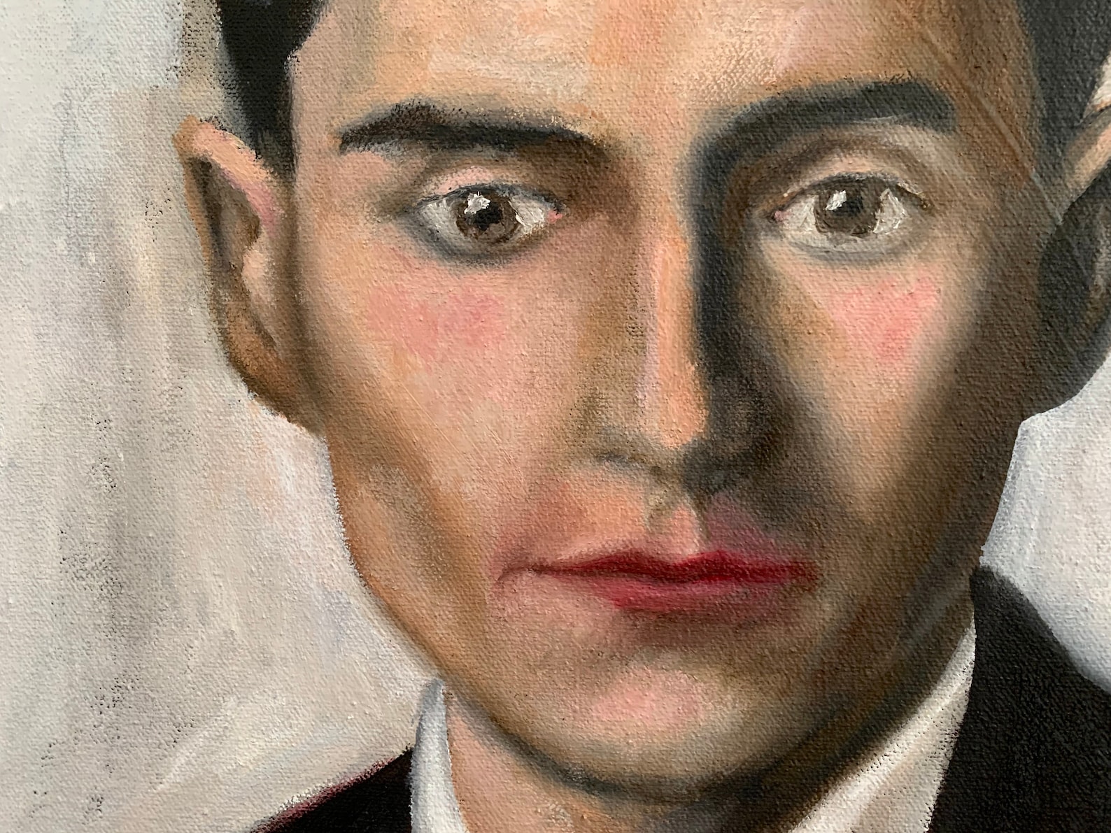 Franz Kafka Original Oil Painting on Canvas Portrait - Etsy