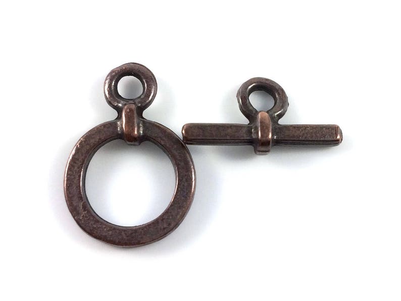 2 Sets Small Simple Toggle Clasp 18mm Set of Two 2 Clasps Etsy