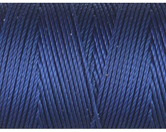 Capri Blue C-Lon Bead Cord, Tex-210, #18, 92 Yards Large Spool, Kumihimo, Knotting, Stringing, Macrame Cord