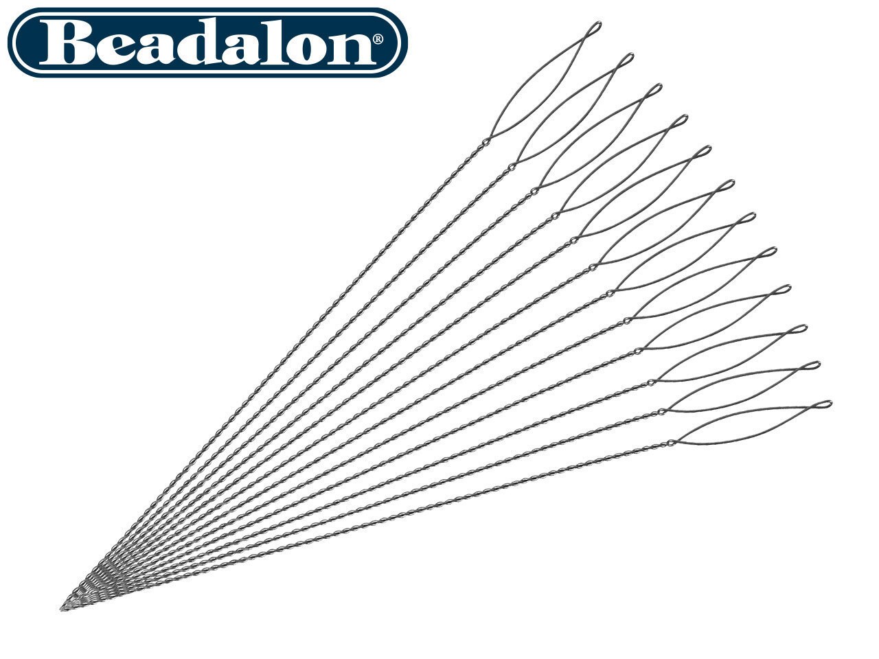 Pack of 4 FINE Collapsible Eye Beading Needles, 2-1/2", Flexible…