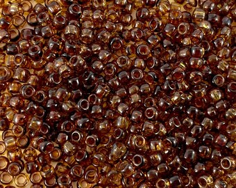 Hybrid Natural Picasso - Toho Y301,  6/0 Seed Beads - 25 Grams - Japanese Seed Beads - Glass Beads