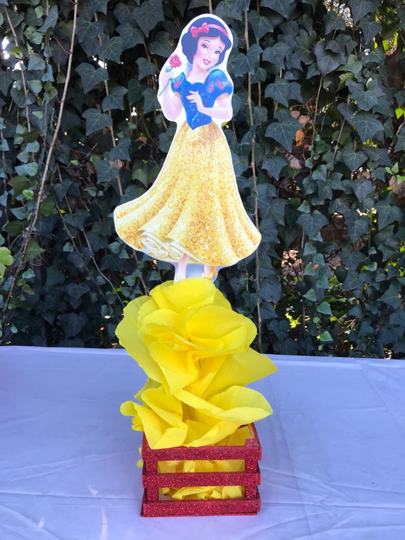Disney Snow White Birthday Party Table Centerpiece Princess Etsy