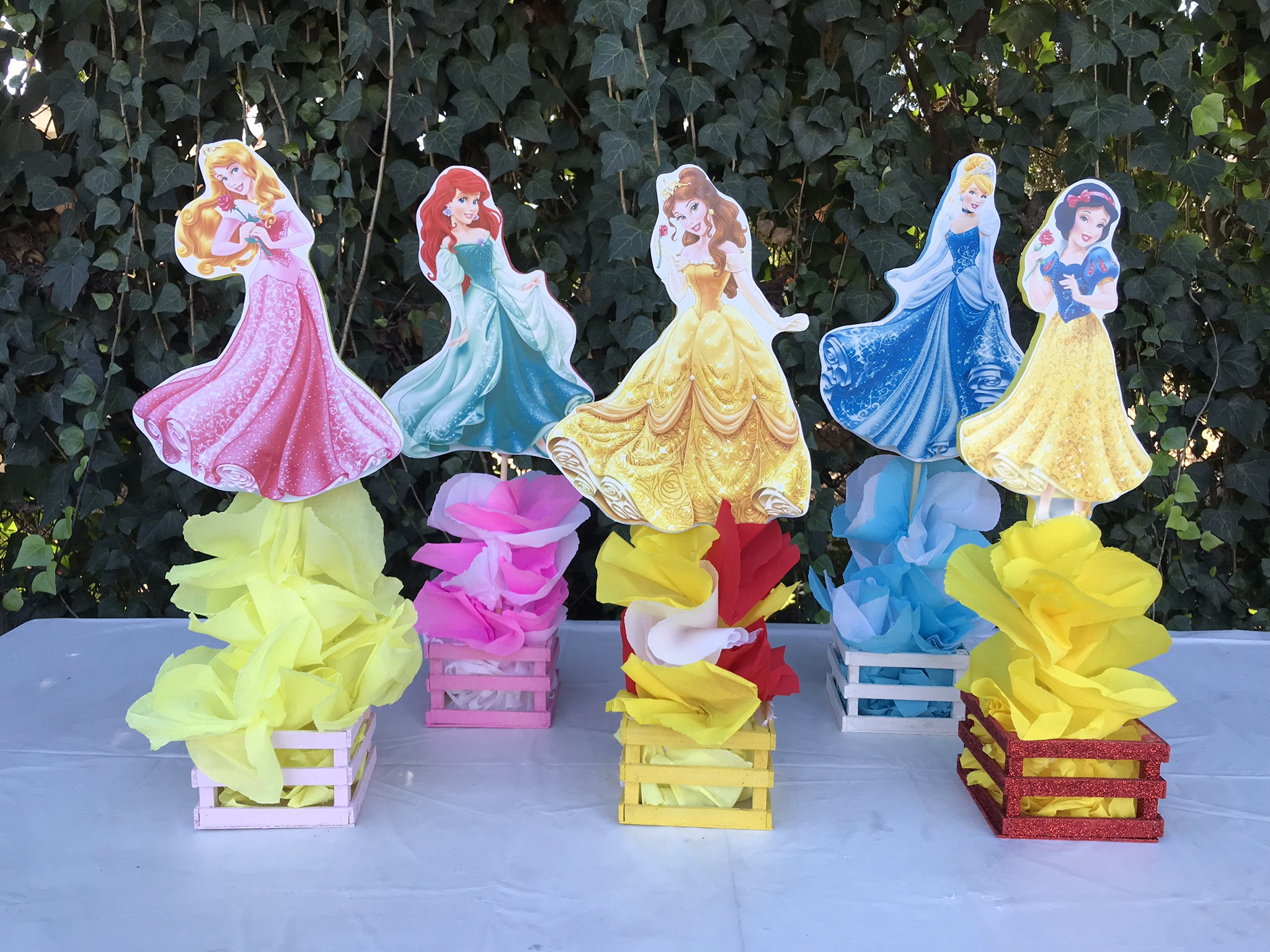 11 Disney Princess Table centerpieces Birthday Party Etsy