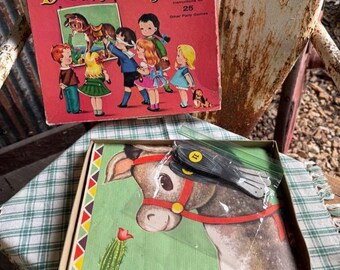 Vintage Donkey Party Game