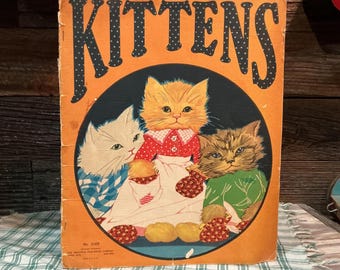 Vintage Kittens Book