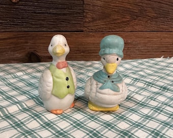 Vintage Mr & Mrs Goose Salt and Pepper Shakers