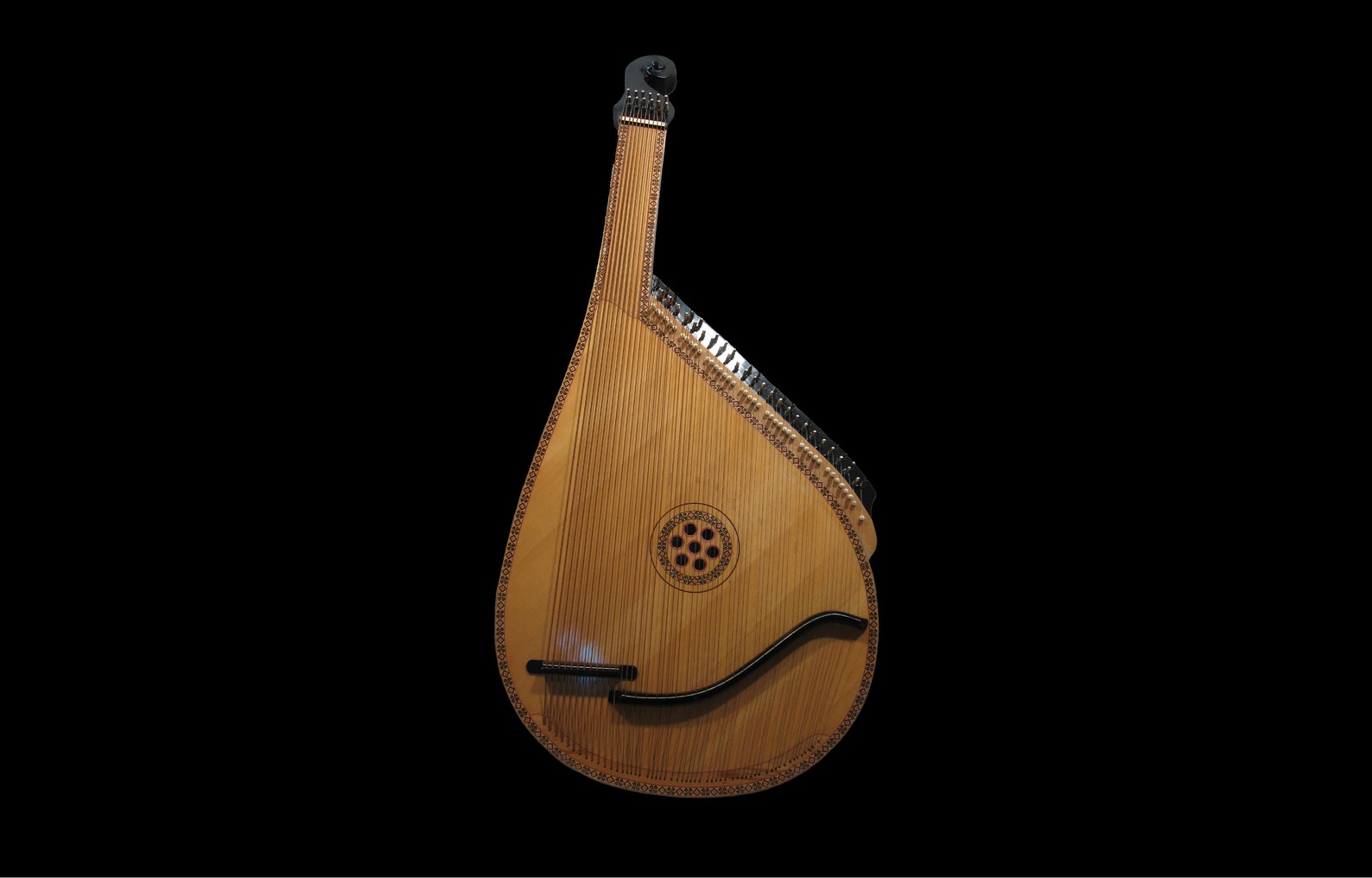 BANDURA Ukrainian National Folk Native 58 Strings Instrument Etsy