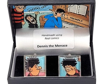 Dennis the Menace Cufflinks, Beano Comic Cufflinks