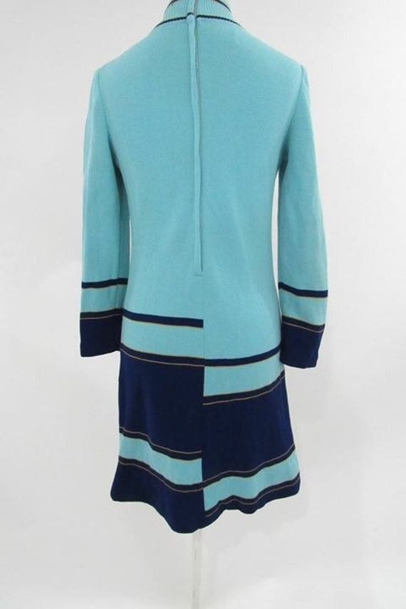 Vintage 1960s sweater dress // vintage turtleneck… - image 3