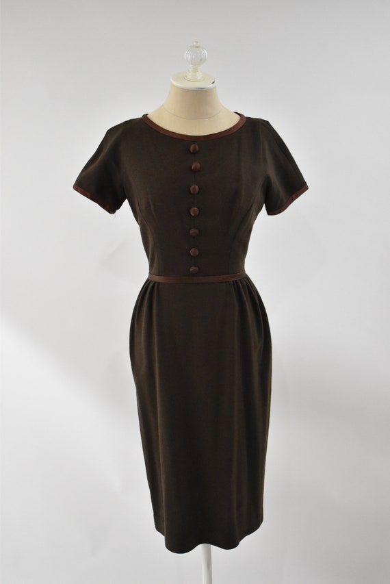 vintage knit pencil dress Gem