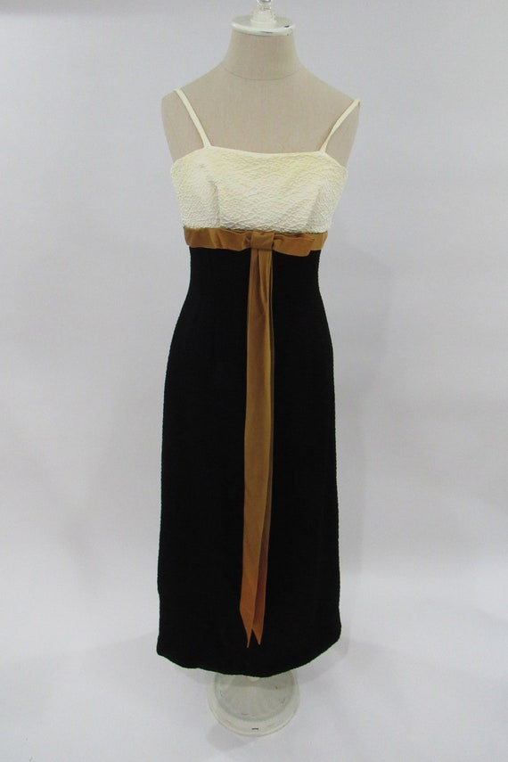 Vintage late 1950s evening dress // Vintage 1950's