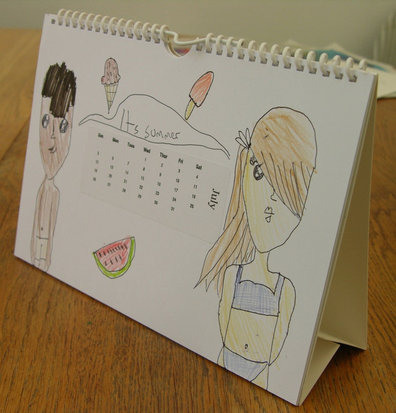 A Complete A5 Desk Top Calendar Kit Everything You Need to Make Your