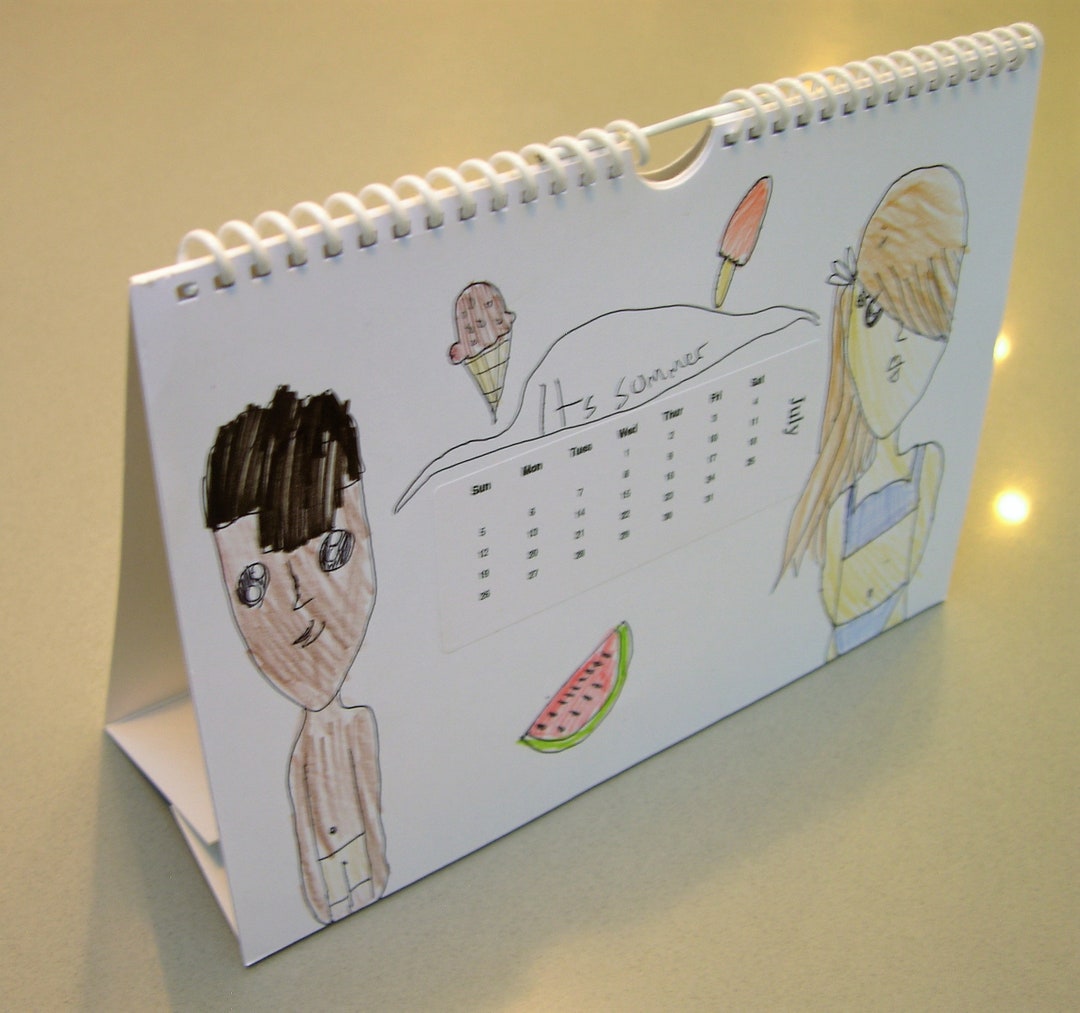 A Complete A5 Desk Top Calendar Kit Everything You Need to Make Your