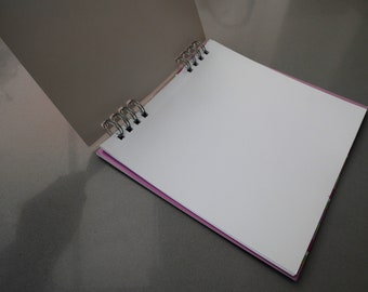 Versatile Blank Loose Leaf Album 8.25" square; 4 covers, Photo/Matt paper