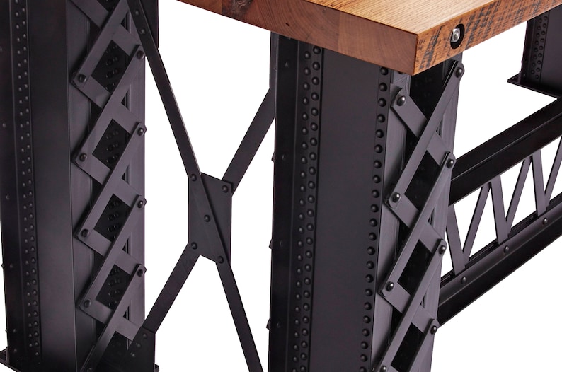 Hot Riveted Railroad Bridge Desk - Etsy