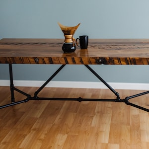 Pipe Leg Dining Table