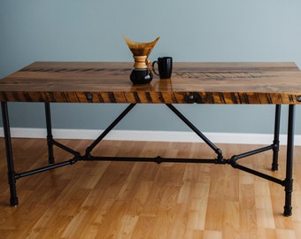 Pipe Leg Dining Table
