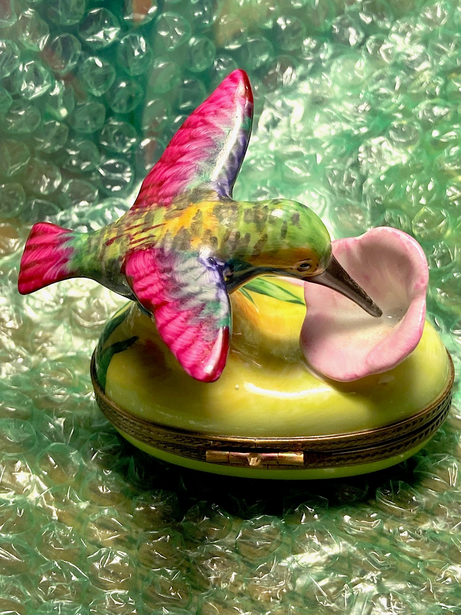 リモージュボックス スズメ love bird リモージュボックス