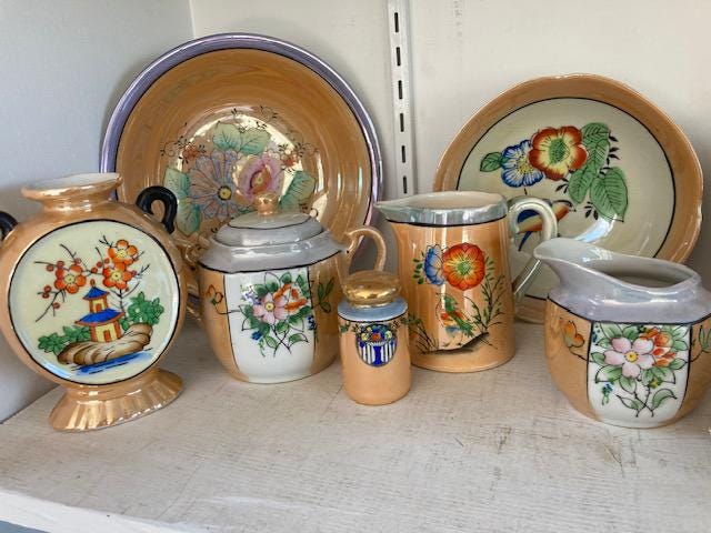 Noritake Lusterware - Etsy