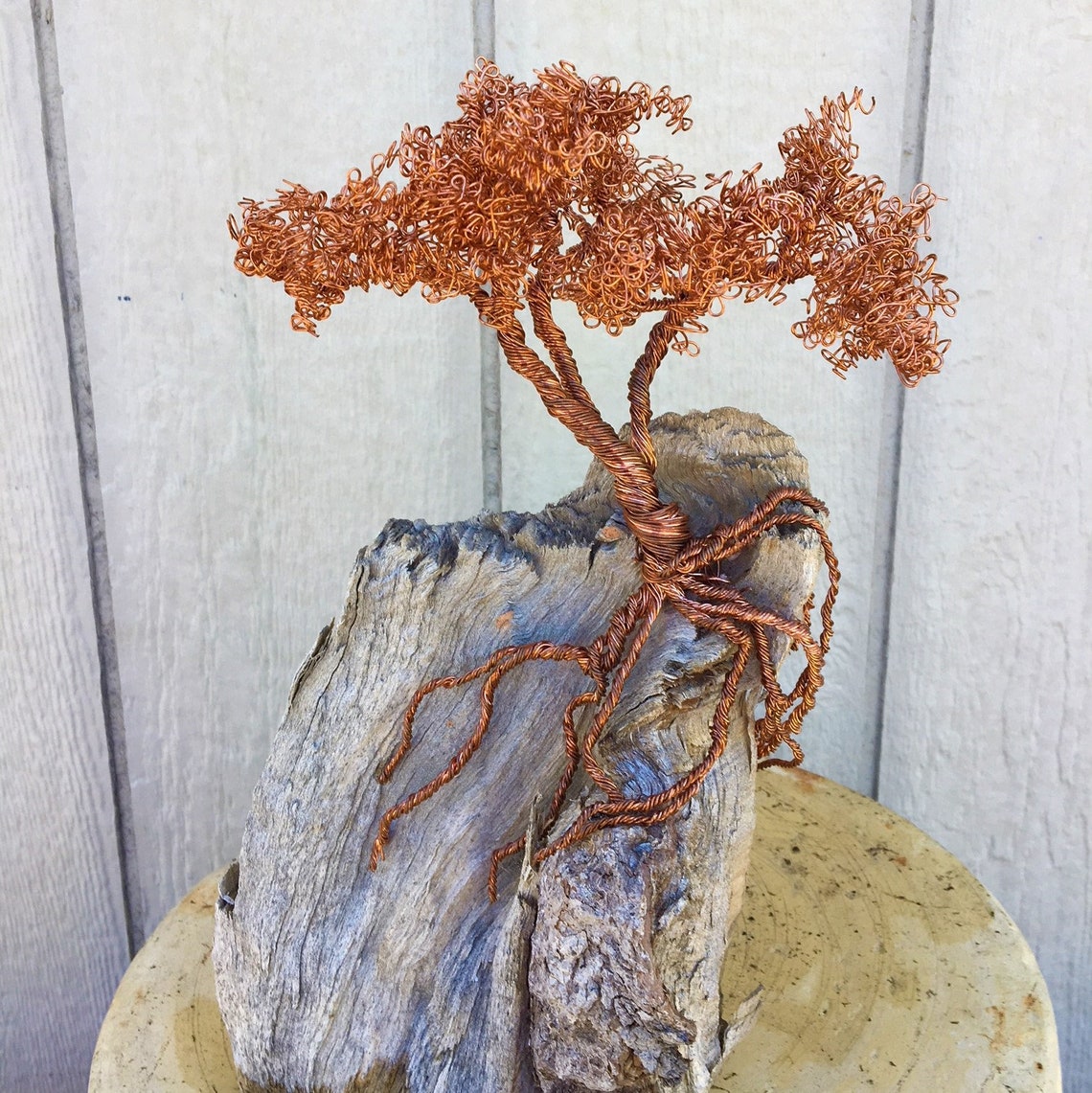 Copper Wire tree on Pine Cliff Etsy