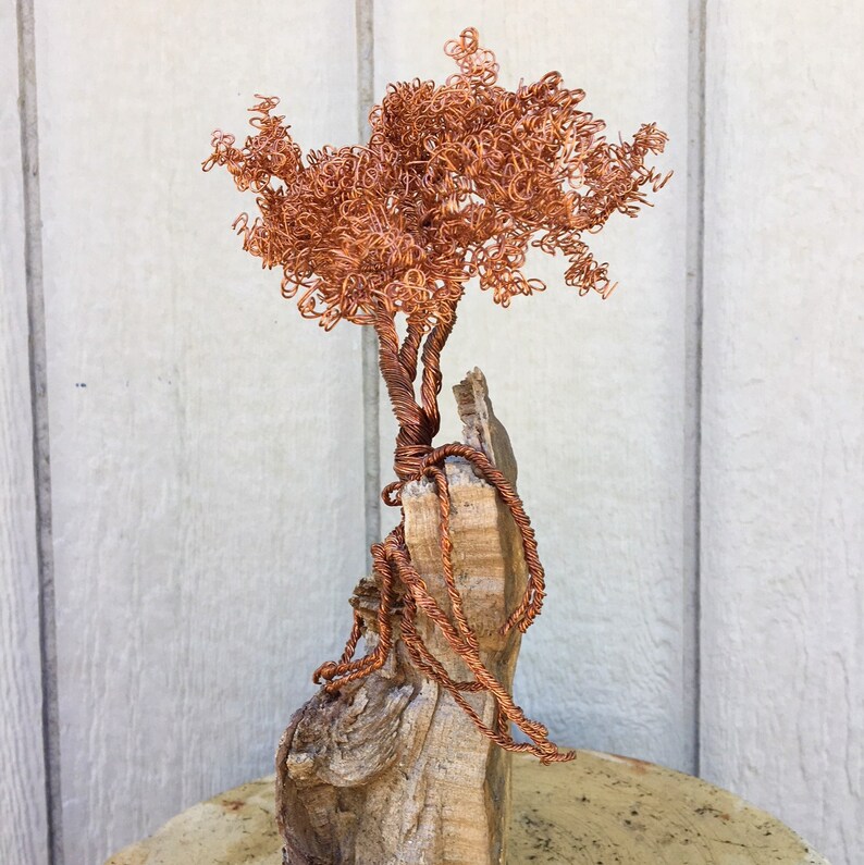 Copper Wire tree on Pine Cliff Etsy