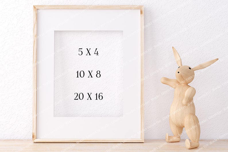 Download Nursery Frame Mockup Wood Frame Mockup 8x10 Frame Mockup ...