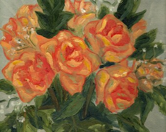 Rose Bouquet Art Print